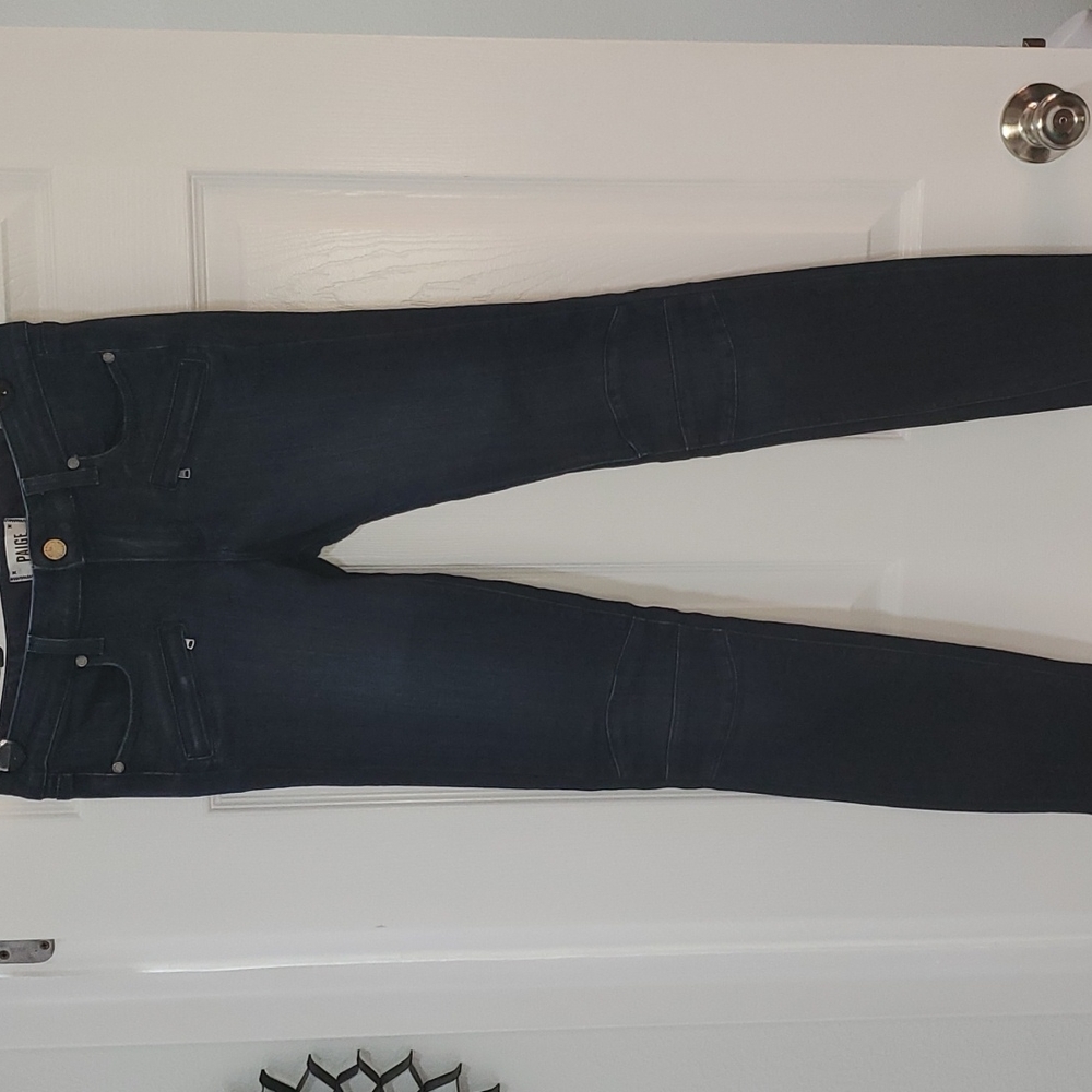 PAIGE SKINNY MIDRISE JEANS (28)